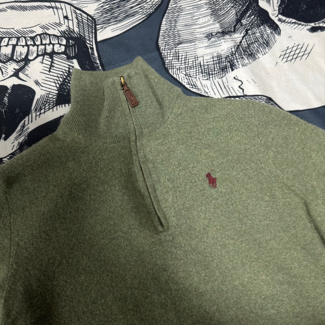 폴로 반집업 니트 여성 XS사이즈  상품이미지2