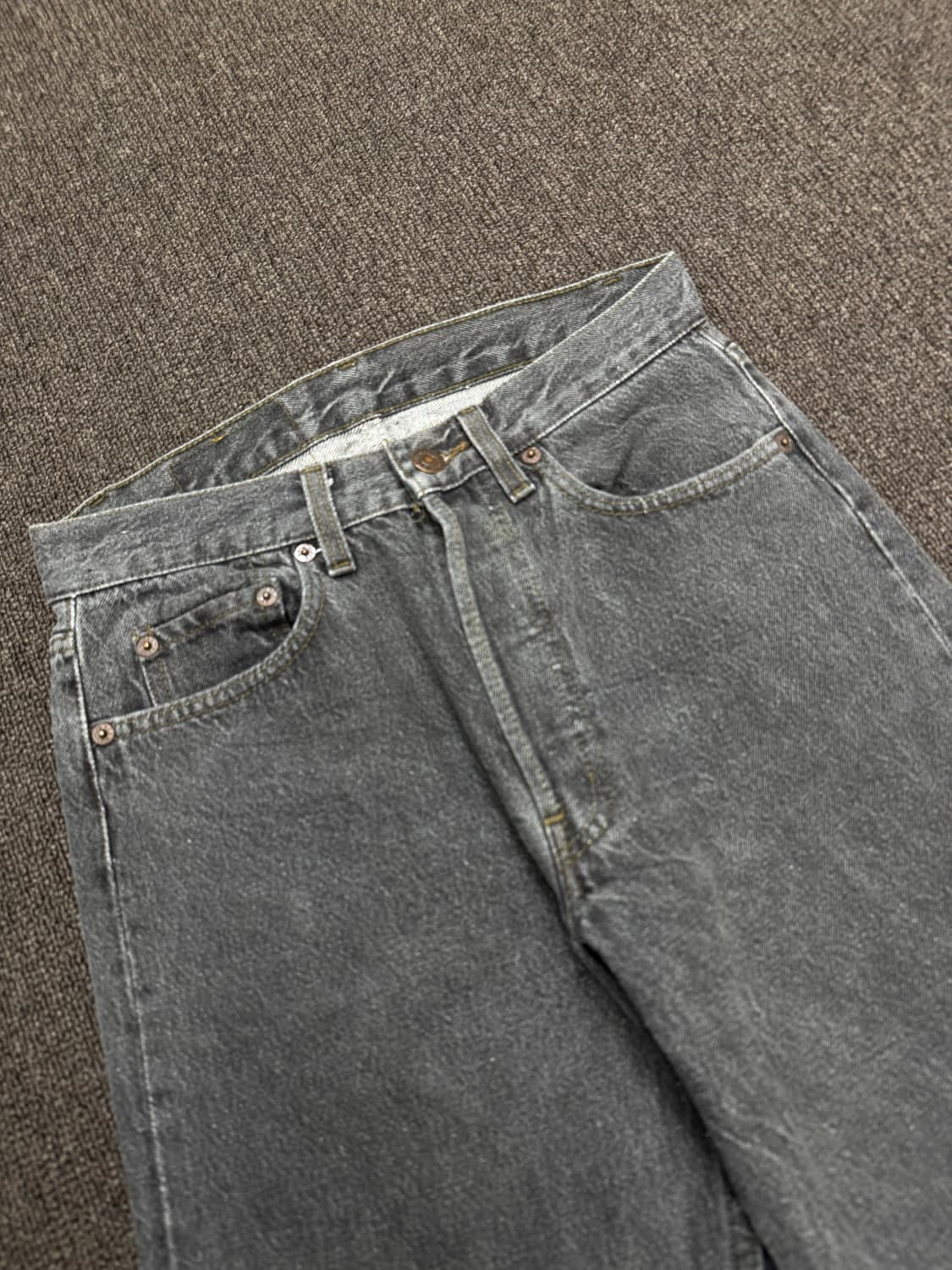 29)리바이스 빈티지 501 흑청 데님팬츠 상품이미지2