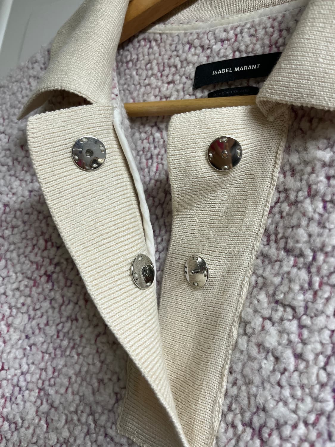 이자벨마랑 오버사이즈 폴로 니트  상품이미지4