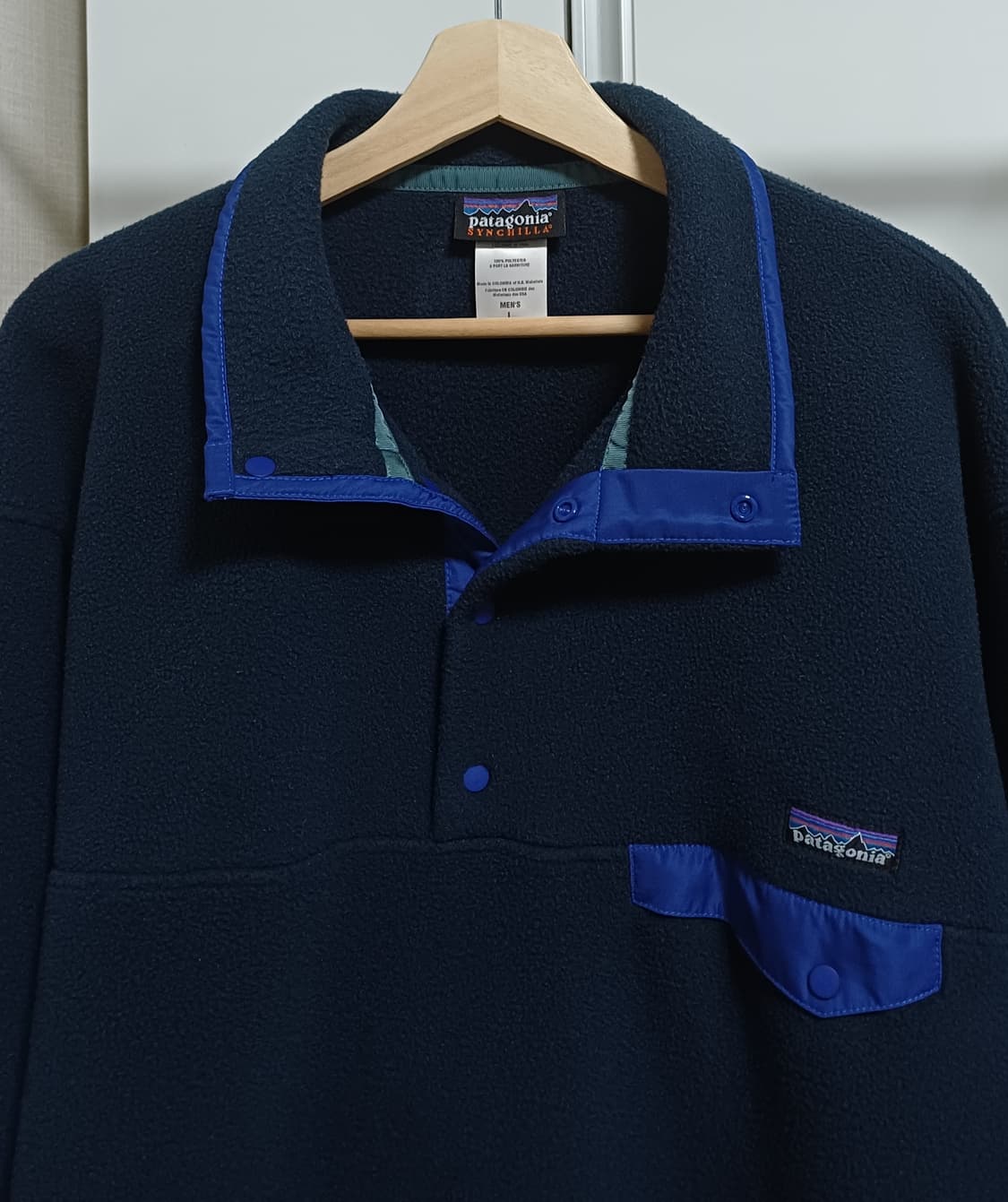  🇨🇴 파타고니아 신칠라 스냅티 - 블루 블랙 상품이미지2