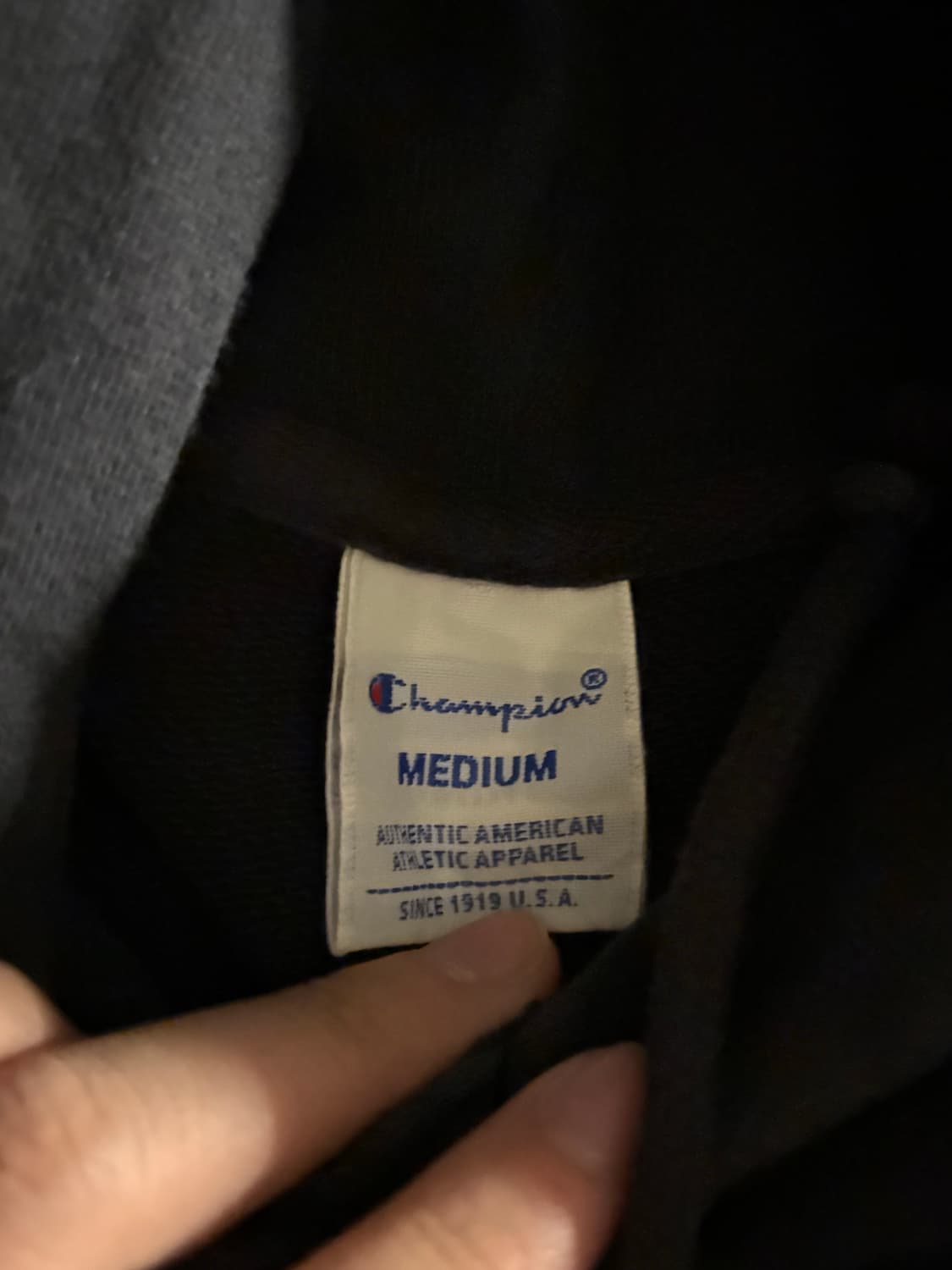 챔피온 네이비후드티 상품이미지4