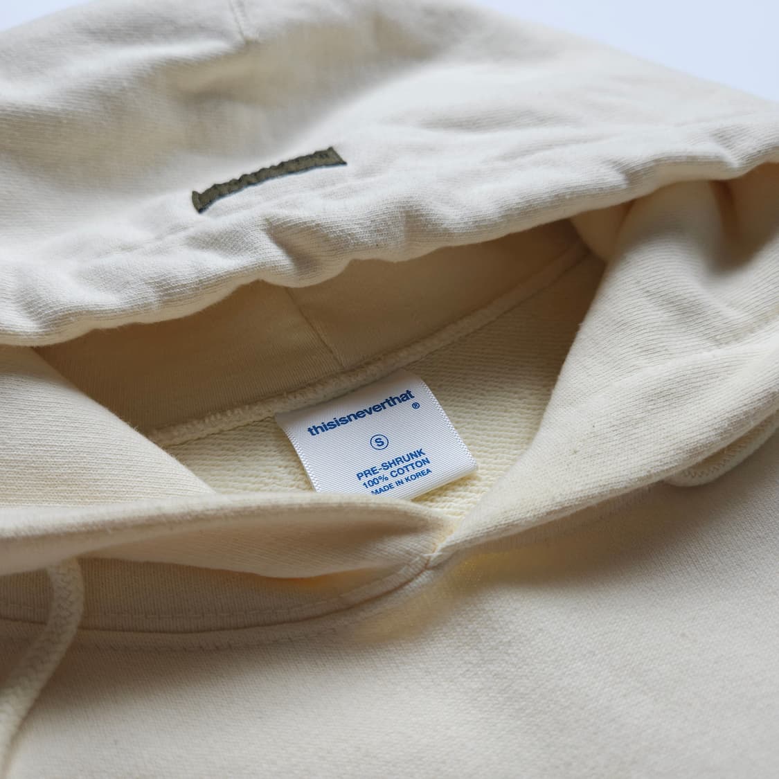 디스이즈네버댓 멀티로고 박시핏 후드 티셔츠 (S) 상품이미지7