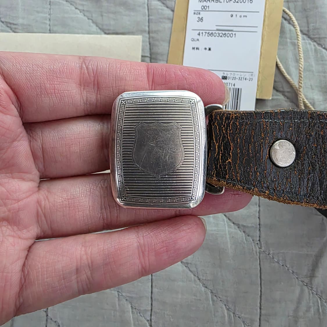 [36] 더블알엘 RRL 빈센스 벨트 상품이미지2