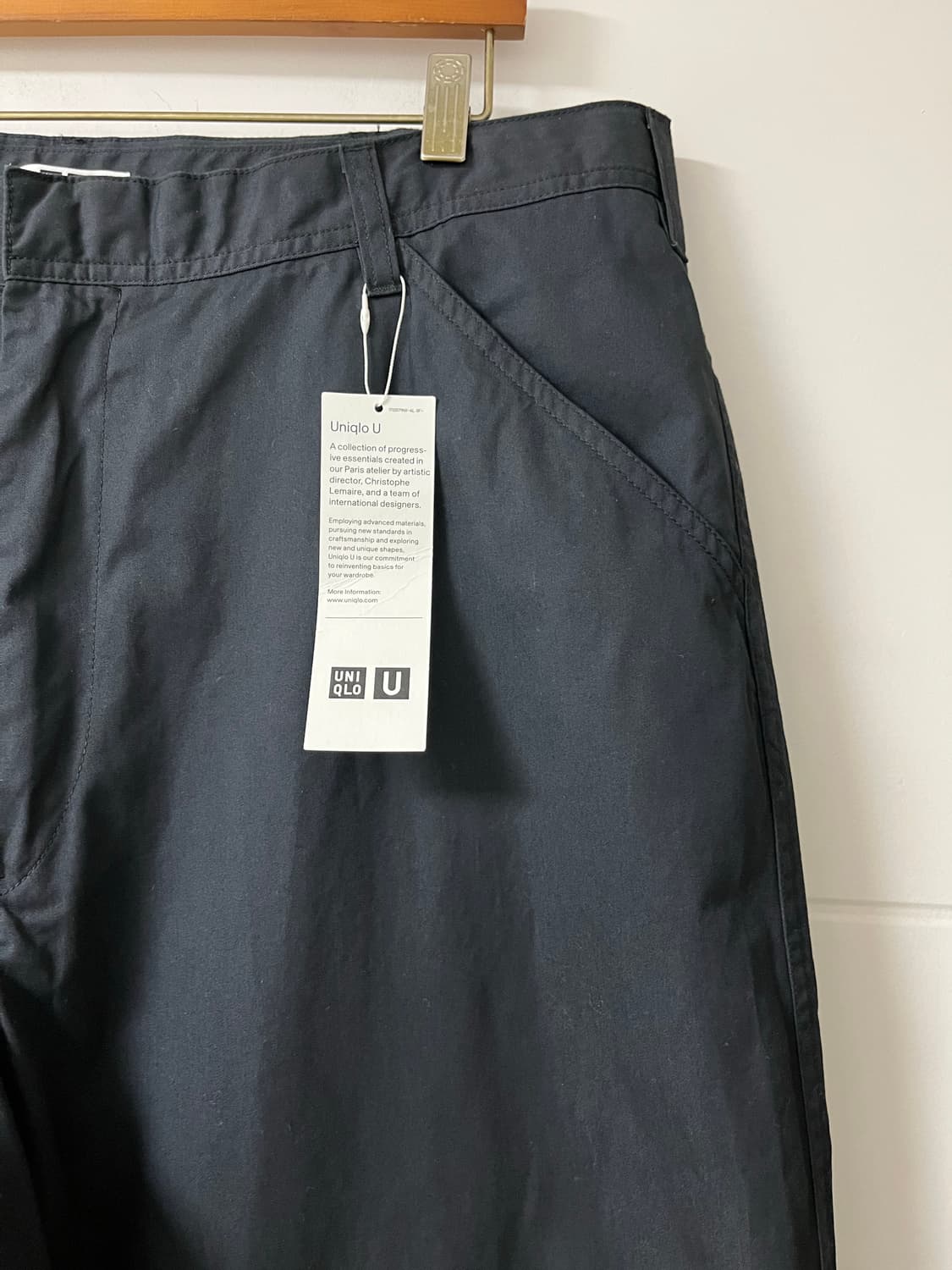 유니클로 와이드 치노 팬츠(새상품) U라인 상품이미지3