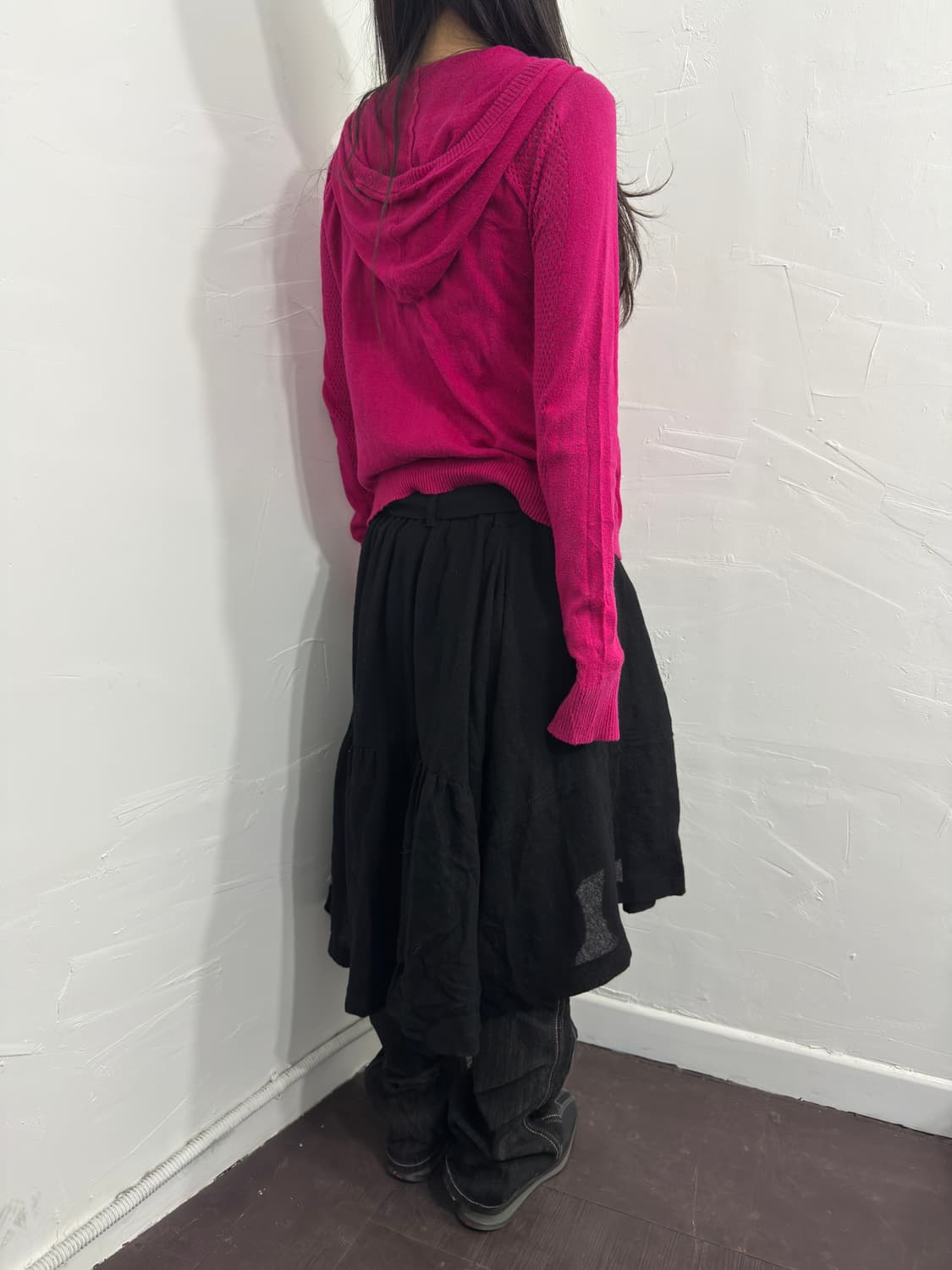 banana republic pink hood zipup 상품이미지5