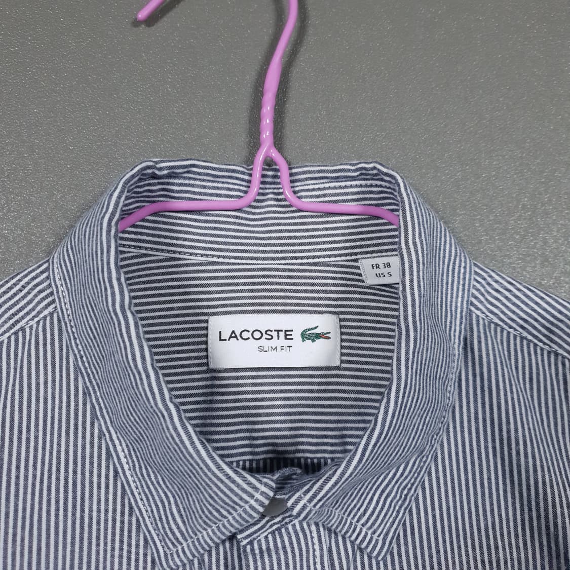 국내 95) 라코스테 신형 크록 버티칼 스트라이프 슬림 셔츠 남방 상품이미지6