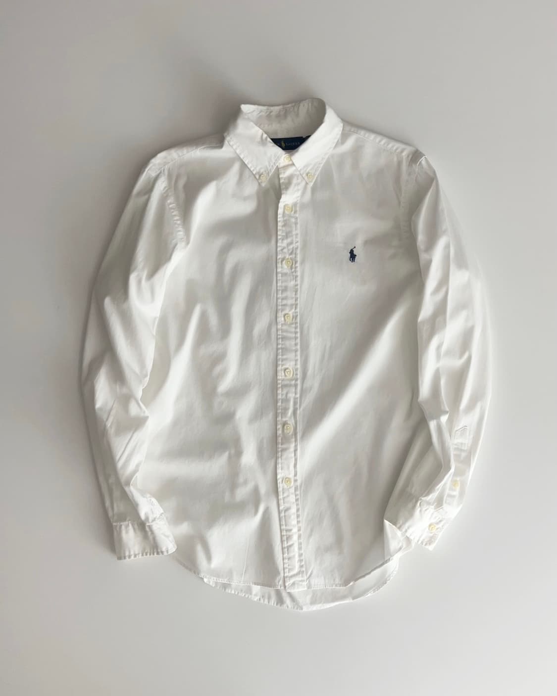폴로 랄프로렌 화이트 버튼다운 셔츠 M 상품이미지1