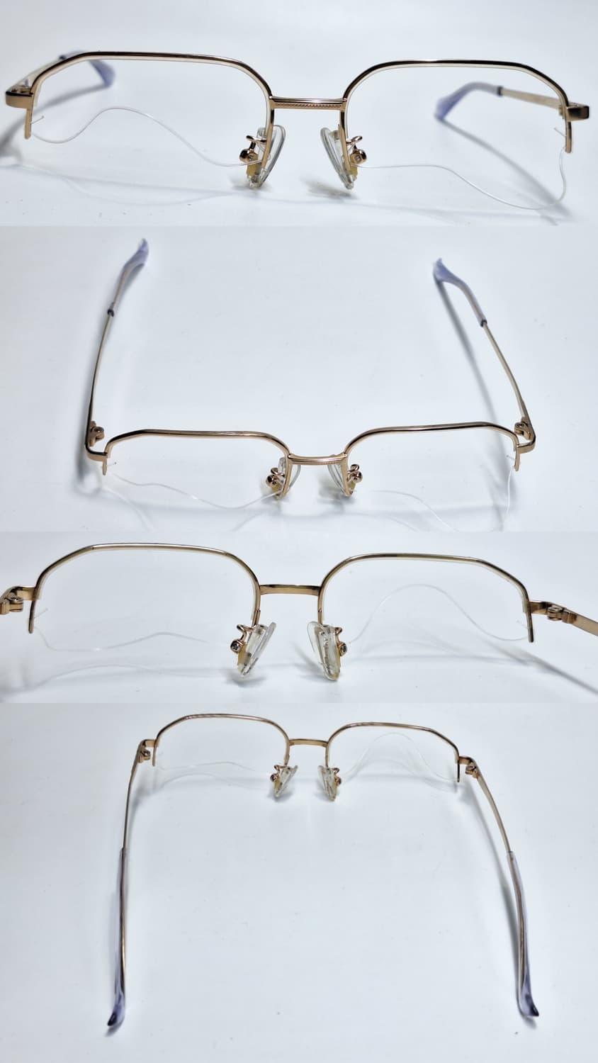 90s 일본 빈티지 펜탁스 pentax 3073 티타늄 반무테 안경테 상품이미지6