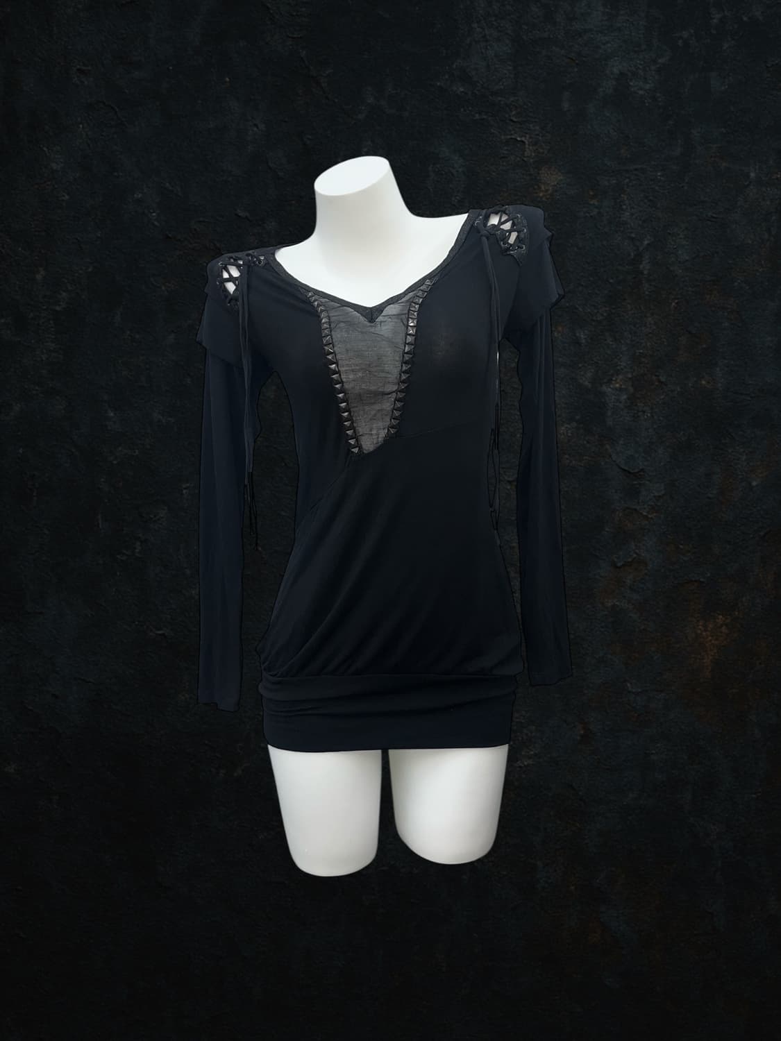 ‘SALVAGE' stud back damaged one-piece 상품이미지2