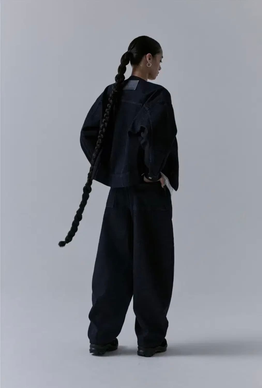 트리밍버드 One Button Denim Pants,인디고,3사이즈 상품이미지4