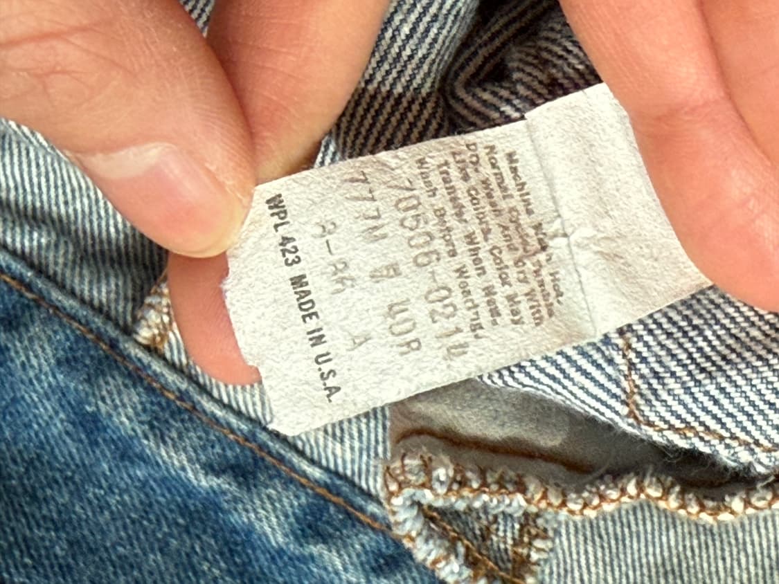 80s USA 리바이스 3세대 트러커 40 상품이미지3