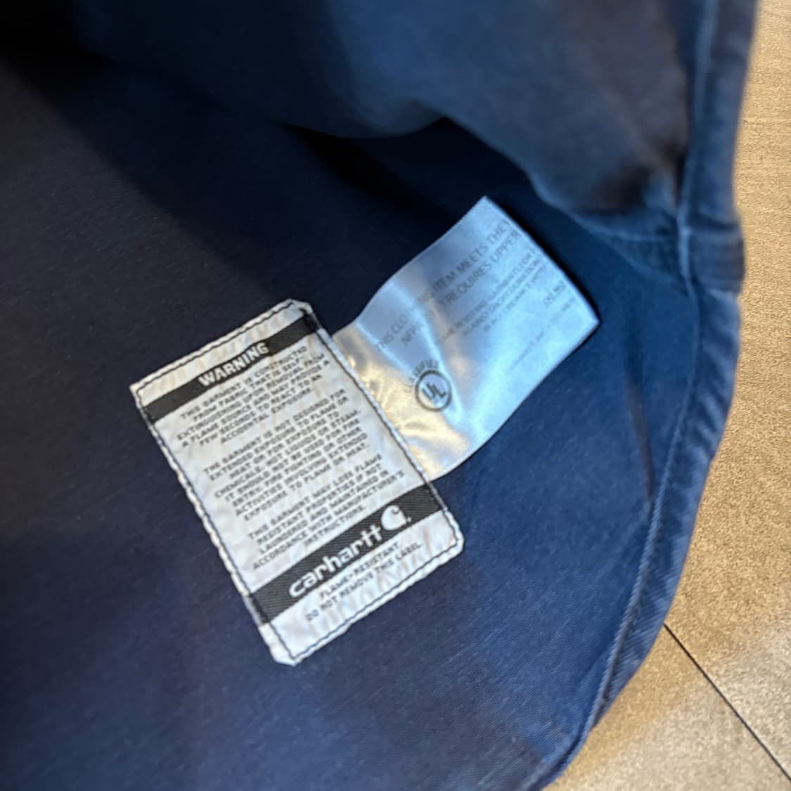 칼하트 FR 오리지널 네이비 긴팔 셔츠 상품이미지7