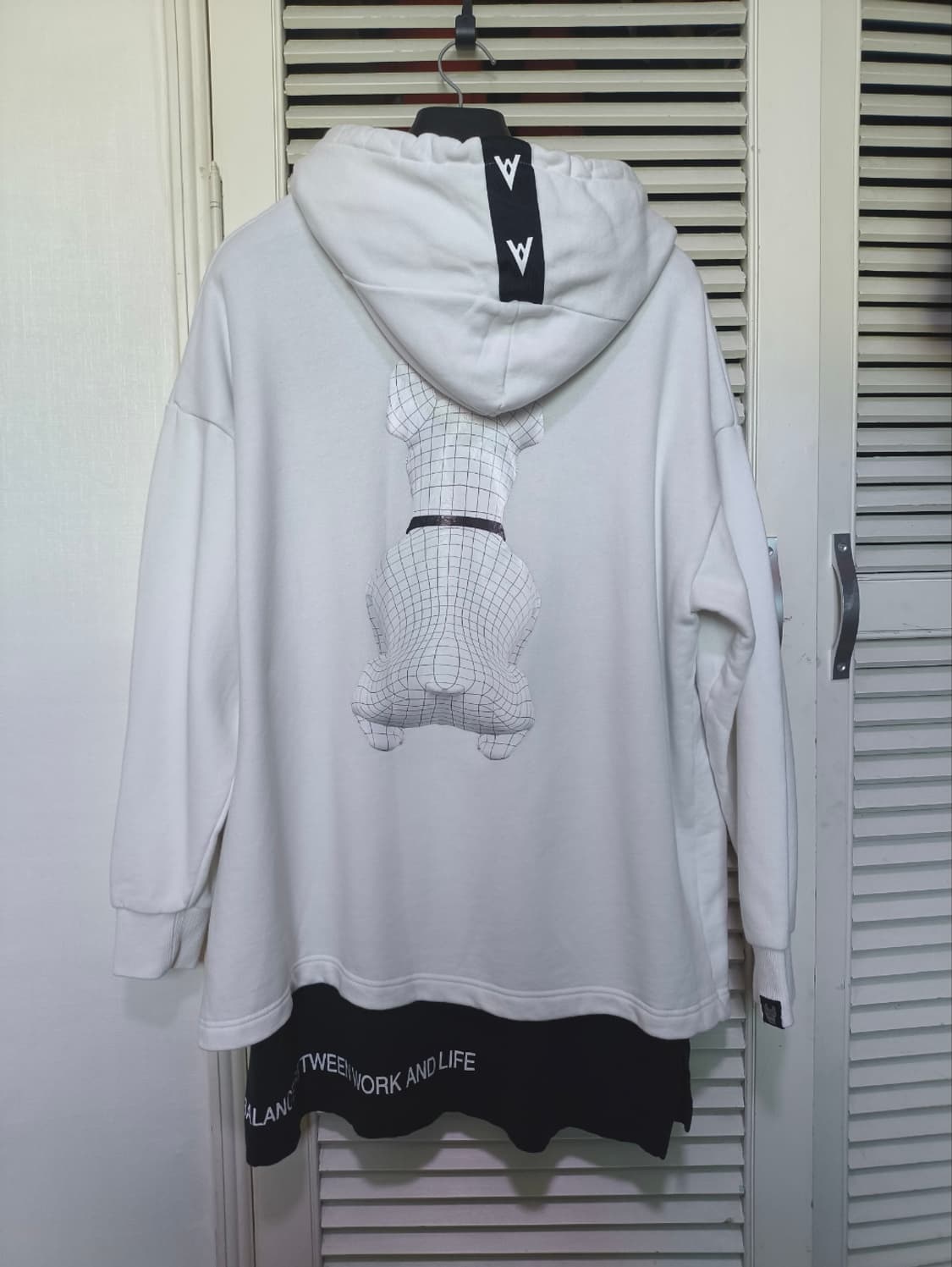 오버핏F 라이프워크 지퍼포인트 레이어드 후드 상품이미지6