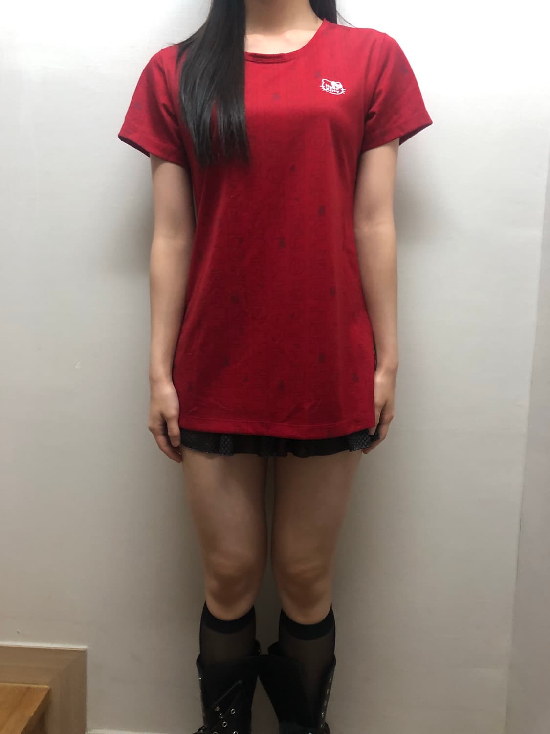 빈티지 헬로키티 레드 티셔츠 상품이미지5