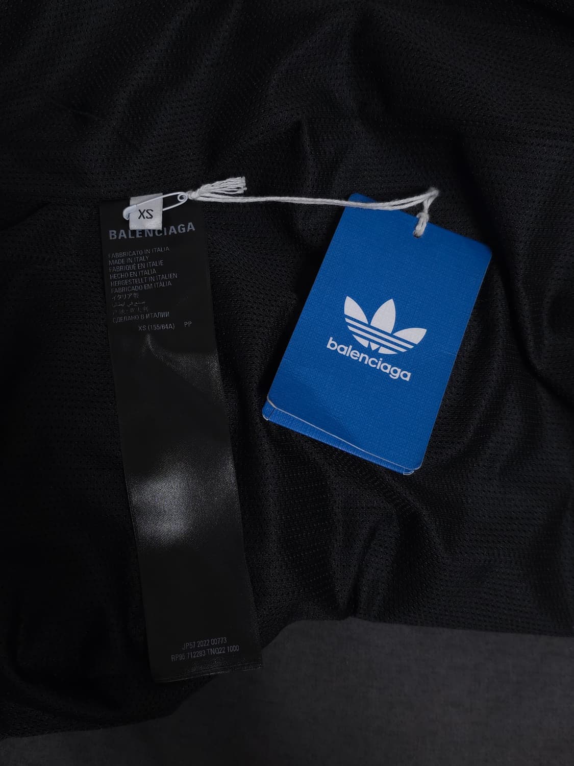 [XS] 발렌시아가 아디다스 포플린 트랙팬츠 스티치 블랙 상품이미지7