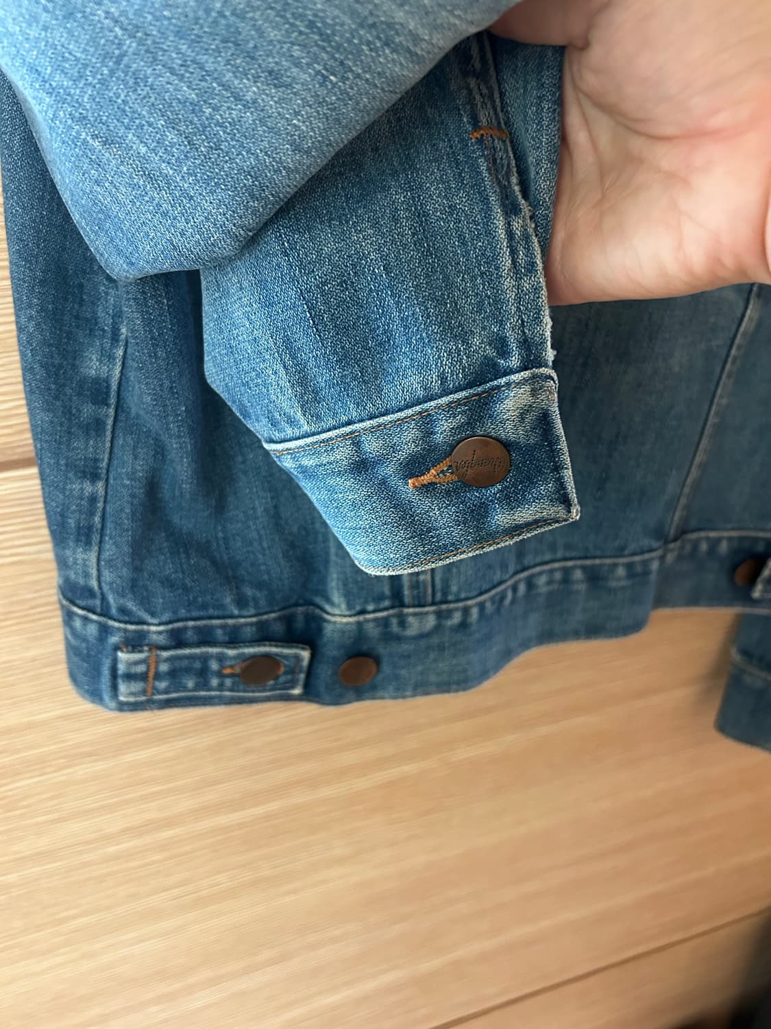 80년대 USA 랭글러 빈티지 데님 자켓 상품이미지6