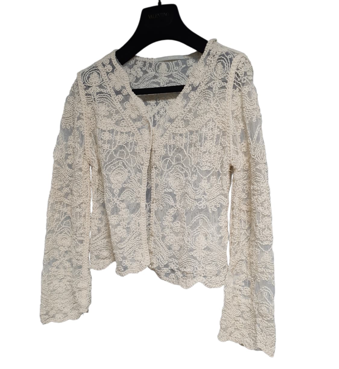 러브앤쇼  에스닉 자수 망사 시스루 버튼가디건 s or s~m 상품이미지2