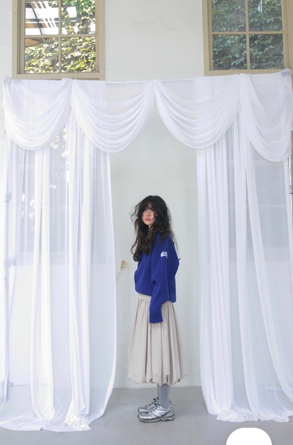 프레클 color block balloon skirt 상품이미지4