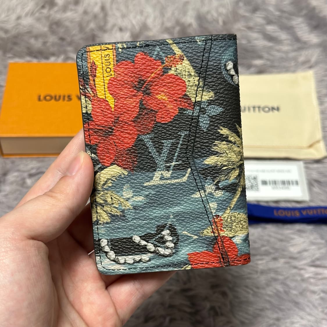 [풀구성] 루이비통 이클립스 서핑 오거나이저 카드지갑 네이비 상품이미지2