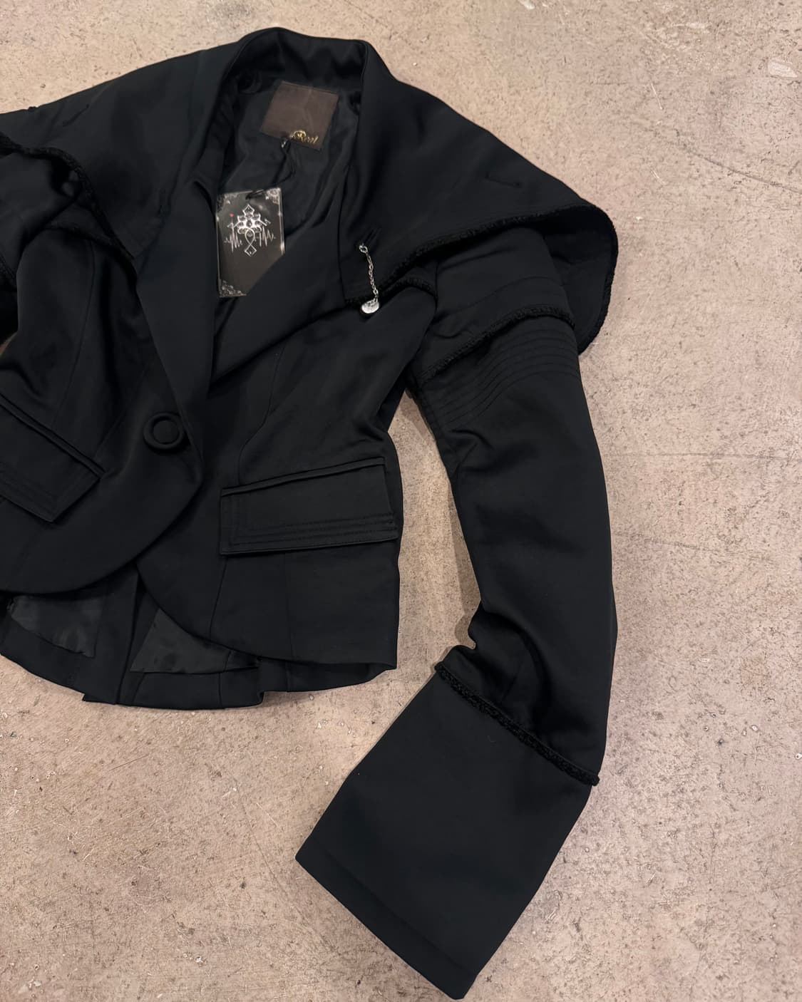 세일러 카라 레이온 자켓 상품이미지3