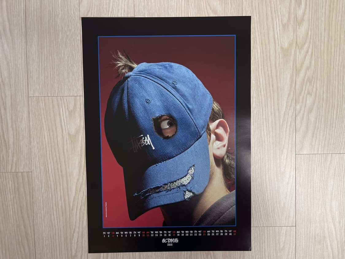 스투시 30주년 한정판 아트 포스터 캘린더 October 상품이미지2