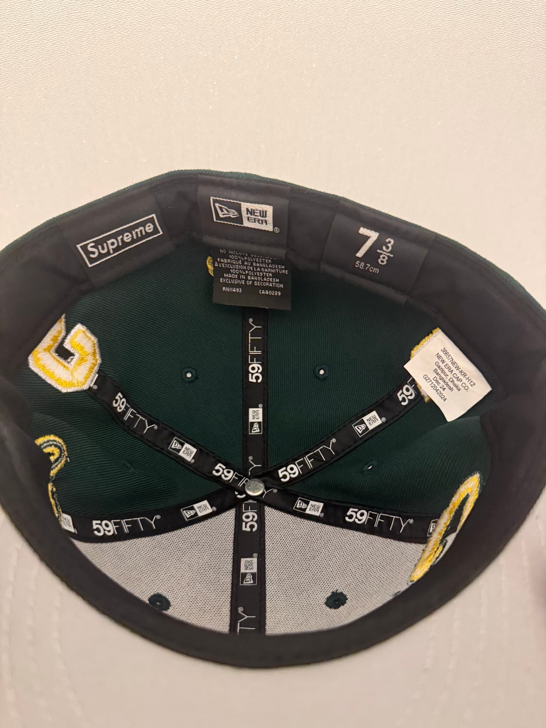 슈프림 뉴에라 멀티로고 25ss 그린 상품이미지6