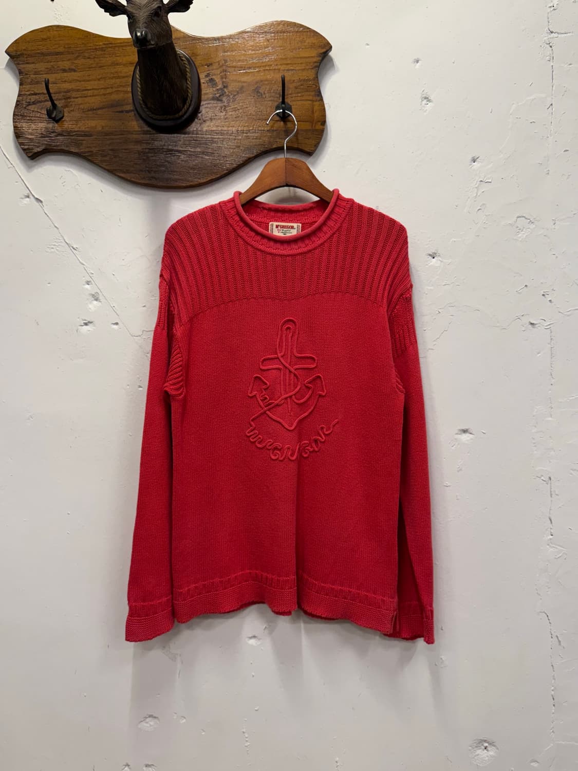 M) 90s McGREGOR 맥그리거 Anchor Cotton Knit  상품이미지2