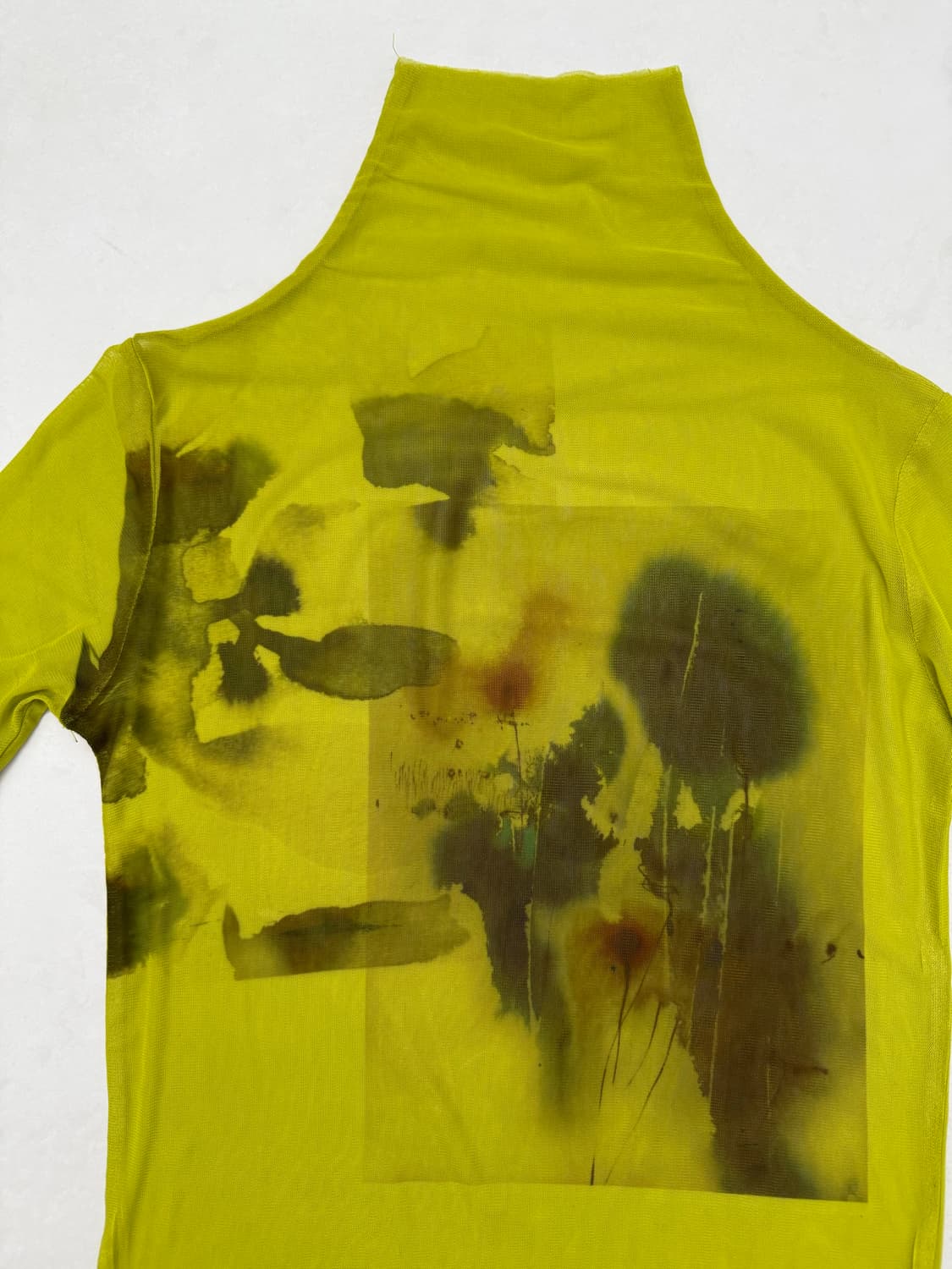 라임 시스루 핸드 셔링 긴팔티  상품이미지5