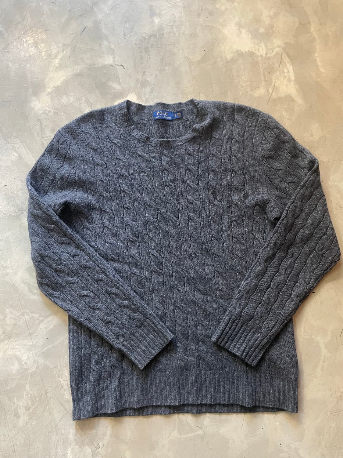 폴로 그레이 니트 S 상품이미지3