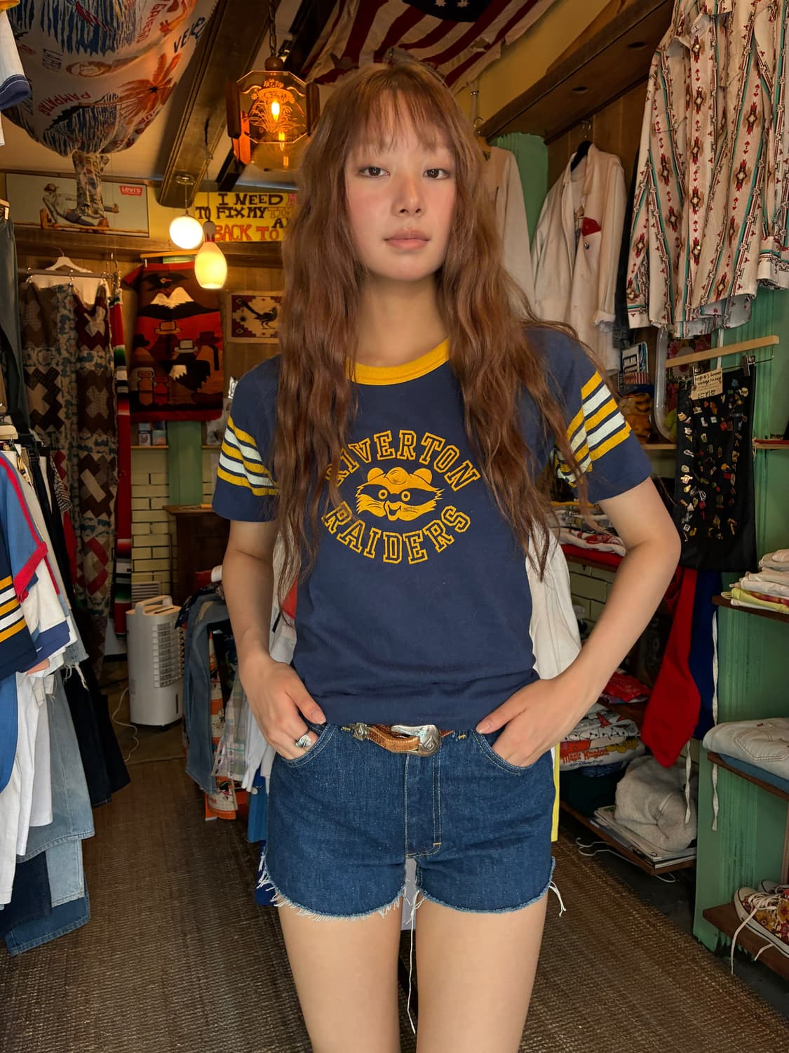 70’s-80’s Velva Sheen Football T-Shirt 상품이미지1