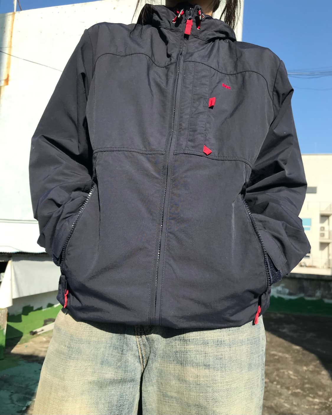 Helly Hansen 네이비 바람막이 상품이미지2