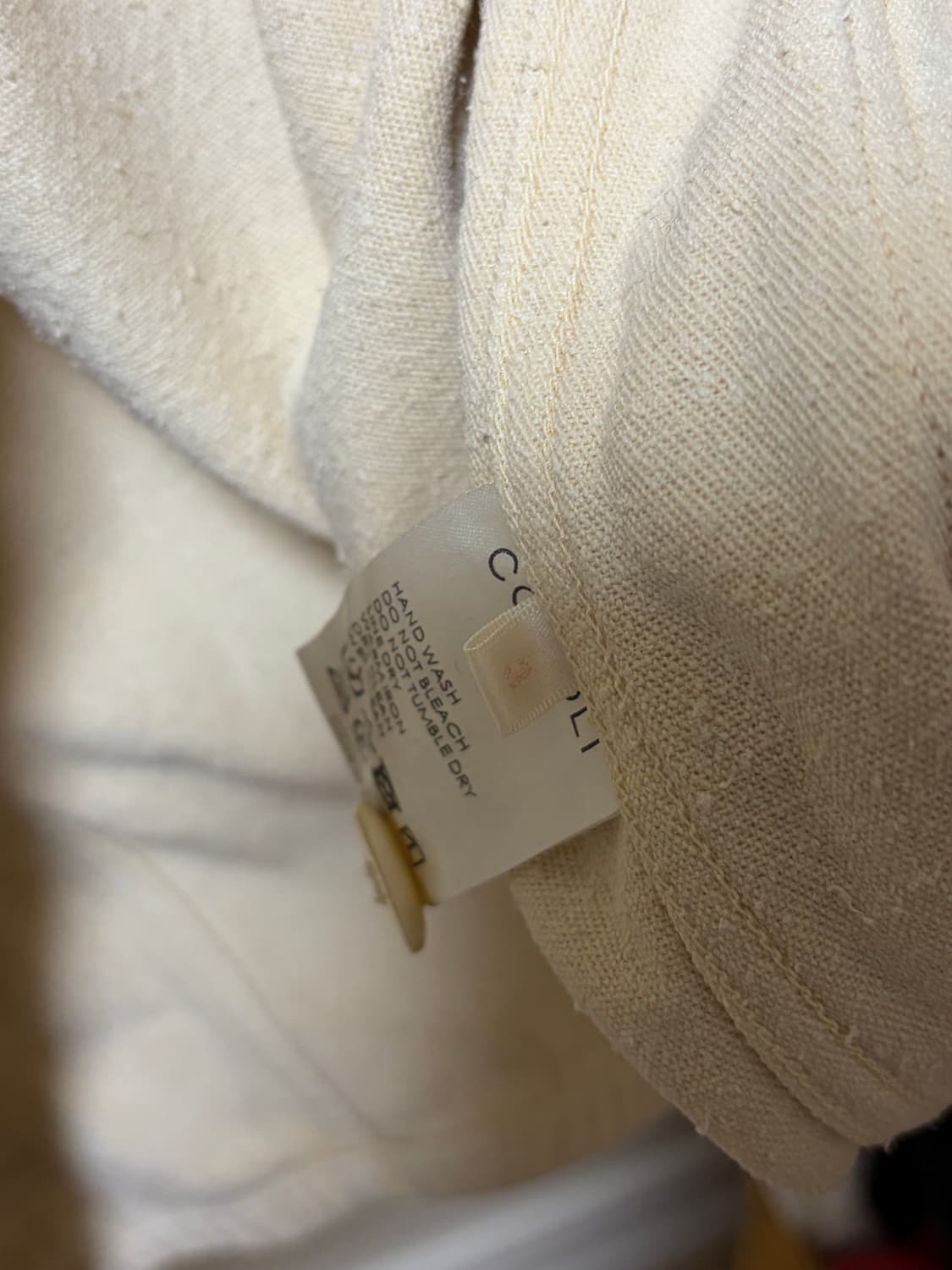 [3] 코모리 24ss 실크냅 1938 자켓 에크루 상품이미지7