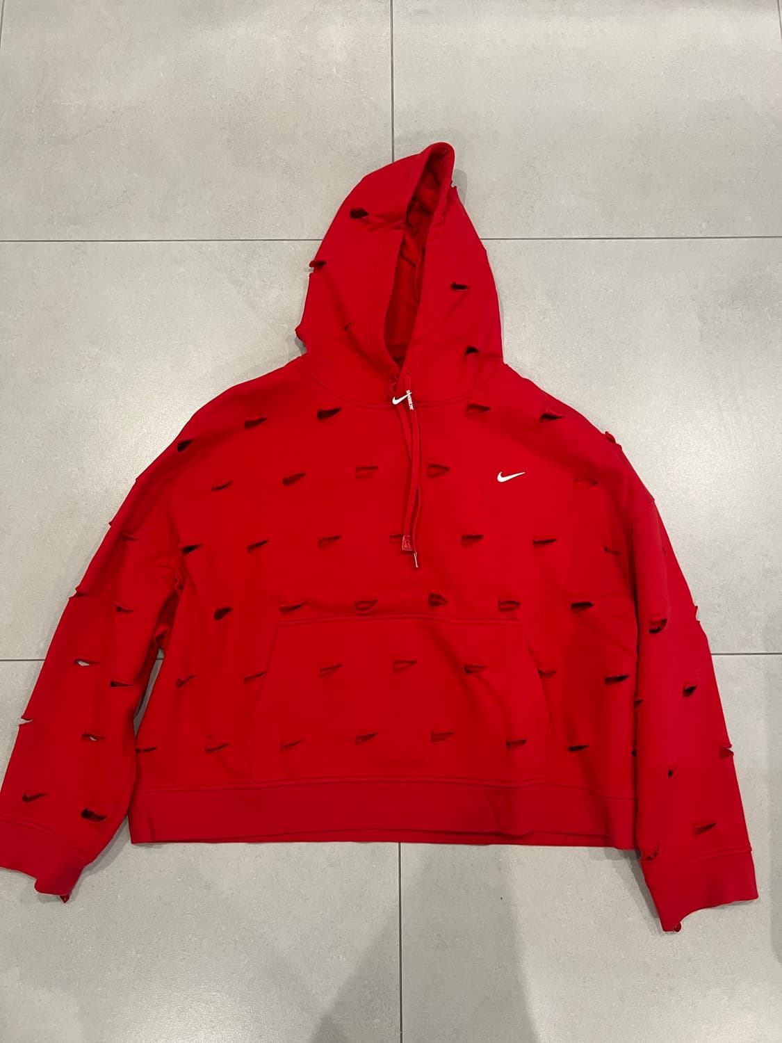 나이키 x 자크뮈스 후드티 레드 L 상품이미지1