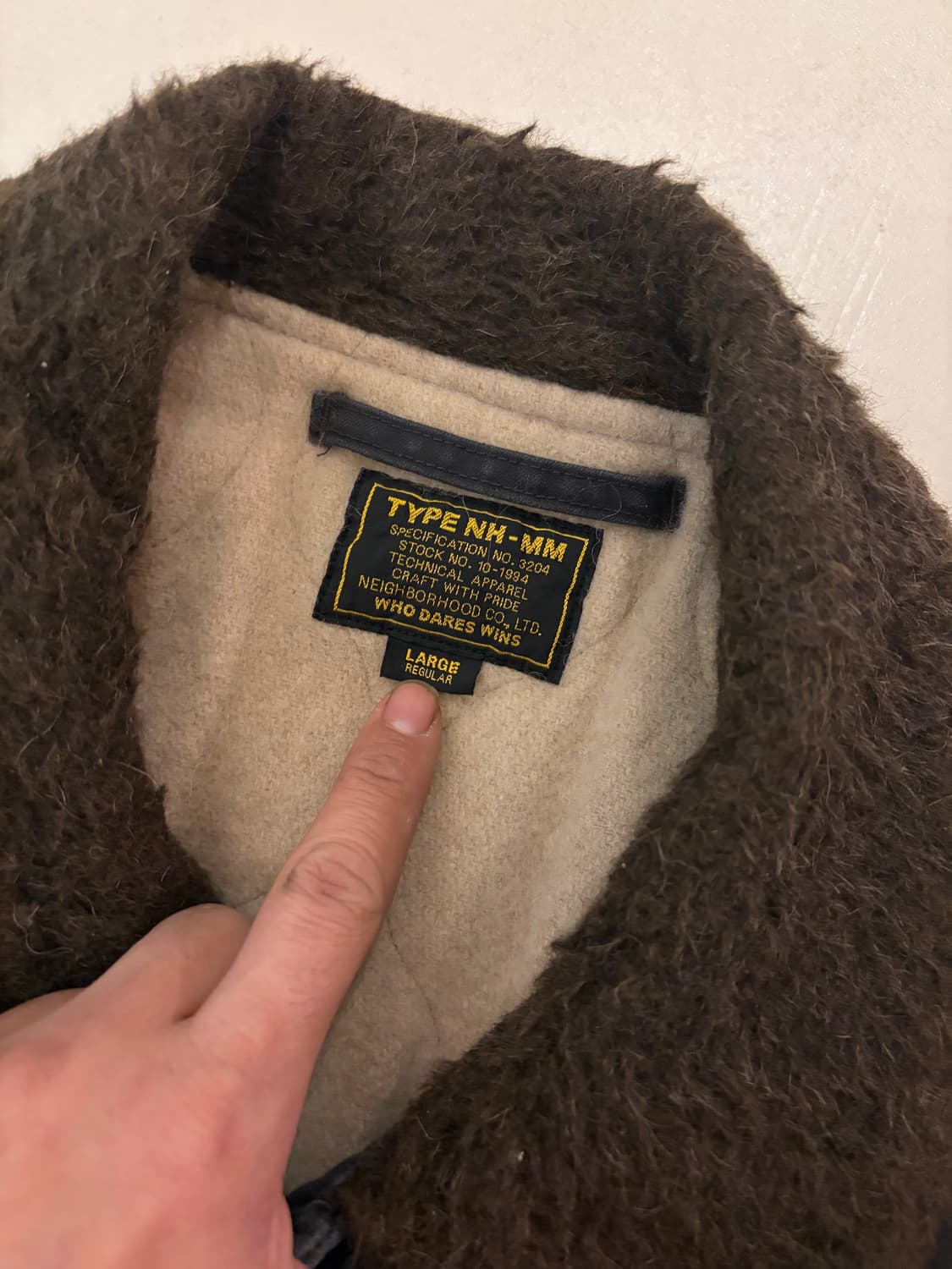 네이버후드 b15 자켓 / 블랙 / L사이즈 상품이미지4