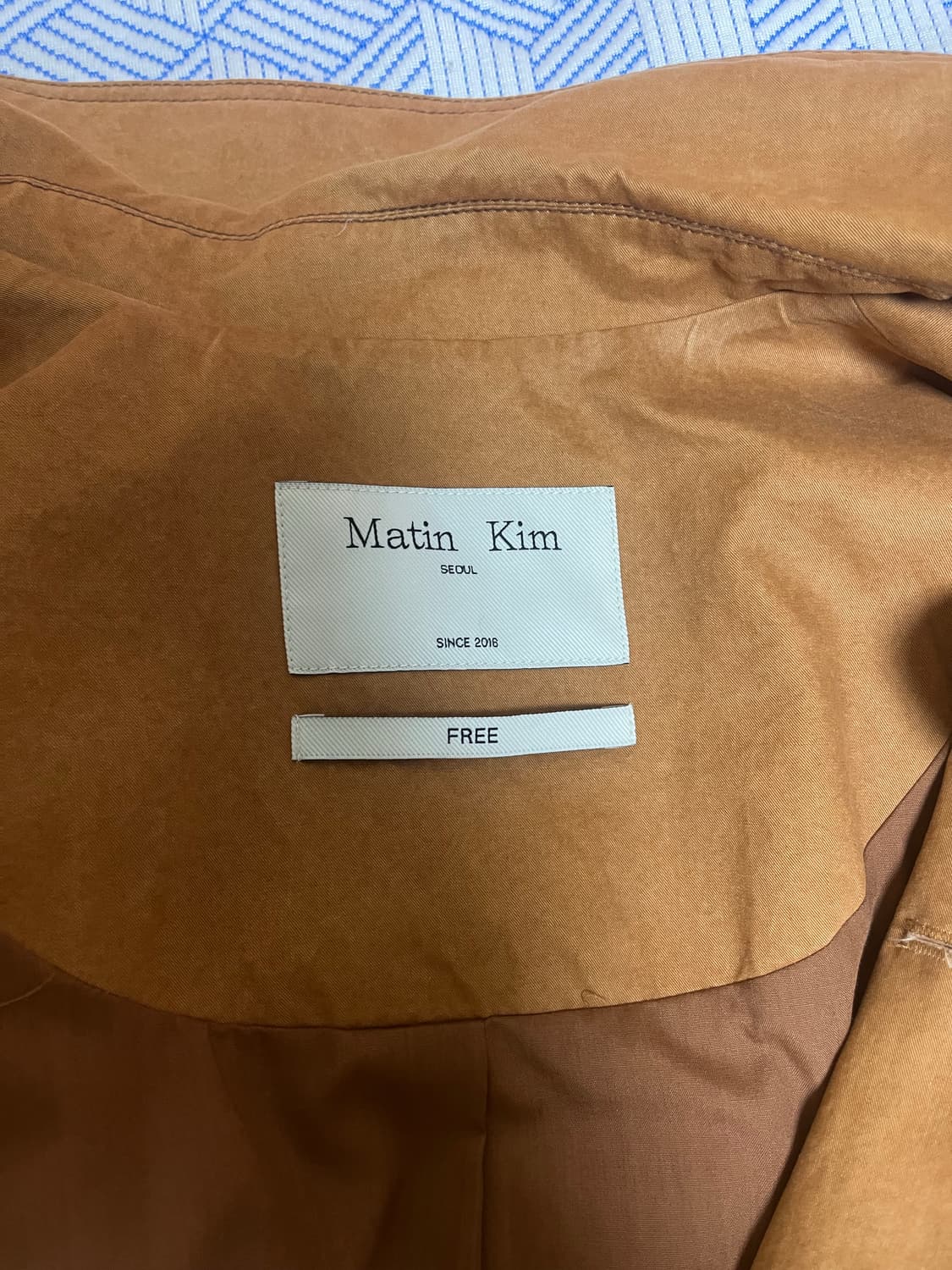 마뗑킴 카펜터 워크자켓 카멜 상품이미지2