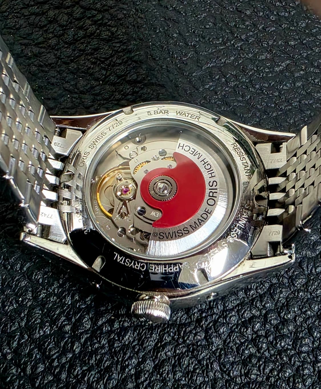 오리스시계 781 7729 4051 오리스 아뜰리에 문페이즈 블루핸즈 자 상품이미지3