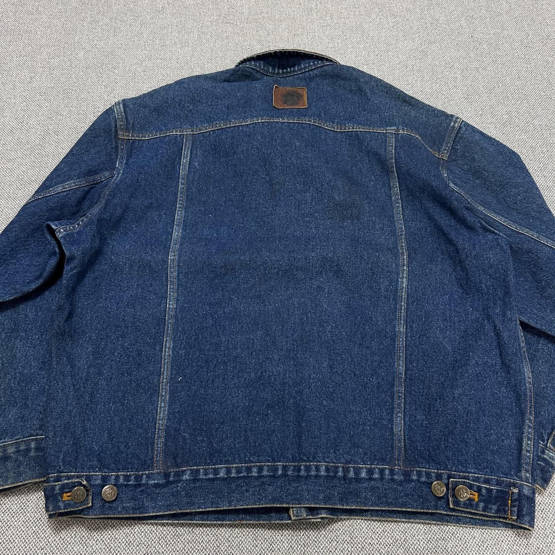 말보로 컨트리 레더넥 데님자켓(XL) 상품이미지4