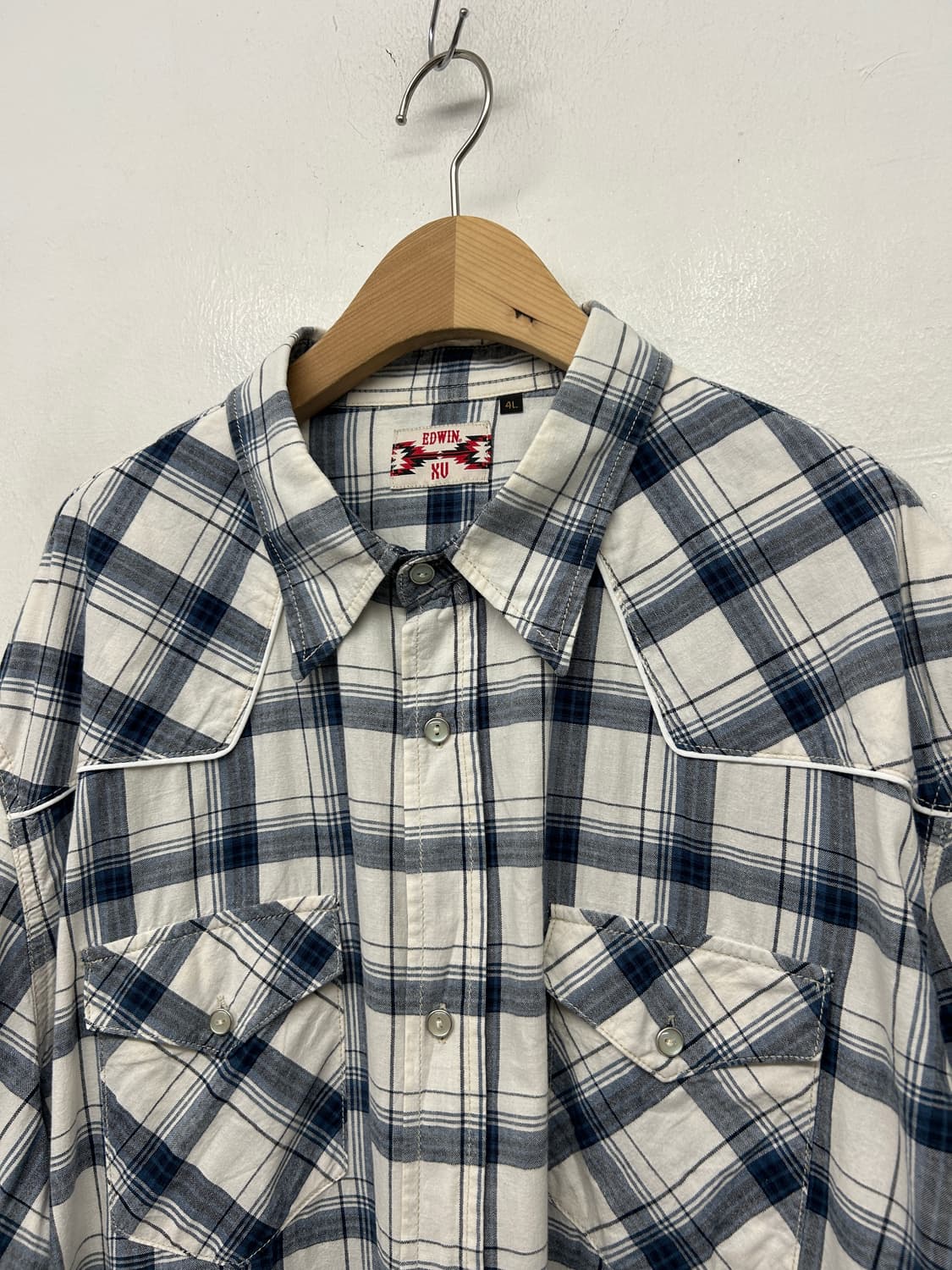에드윈 체크 웨스턴 셔츠 상품이미지2
