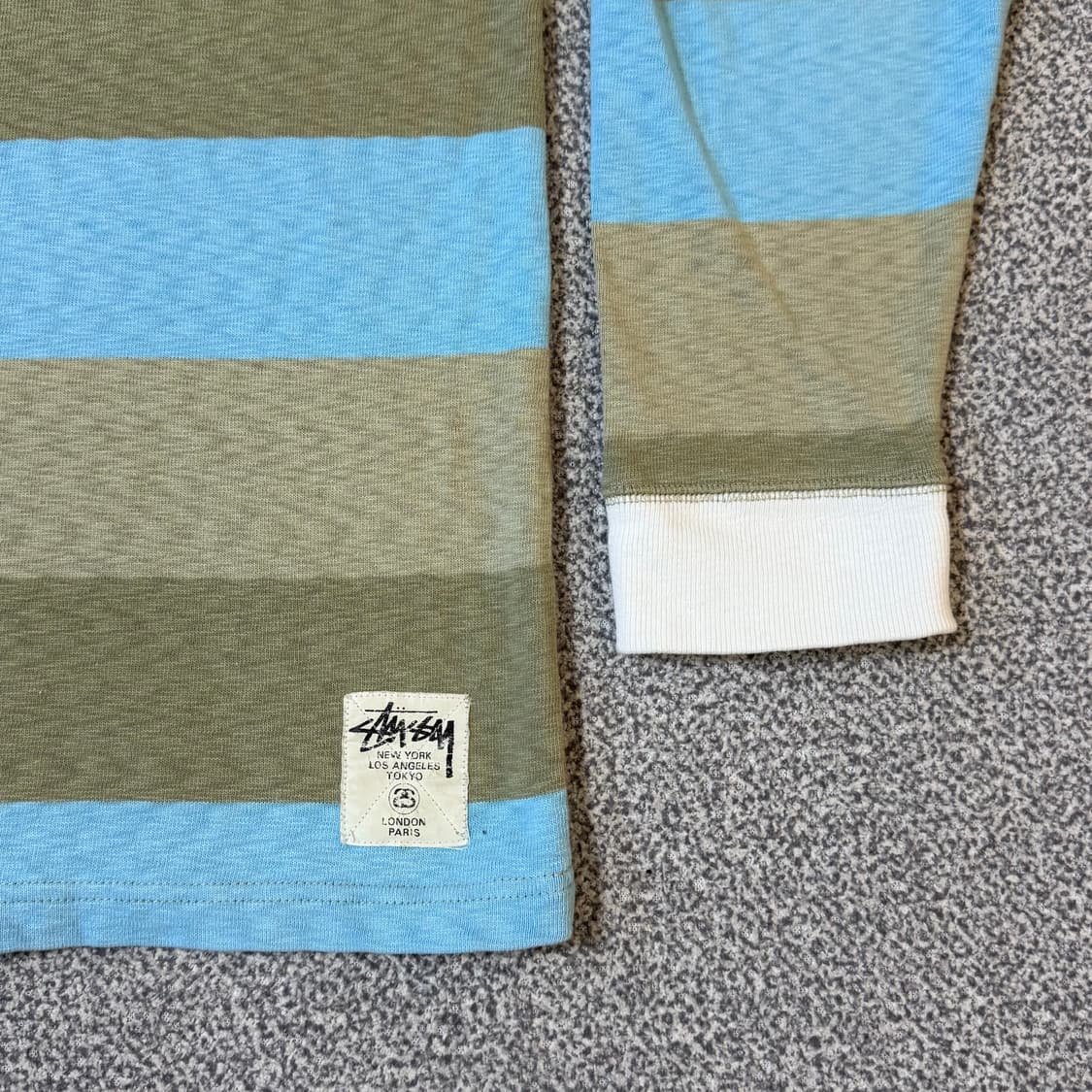 2000s 스투시 1989 월드투어 럭비티 상품이미지4