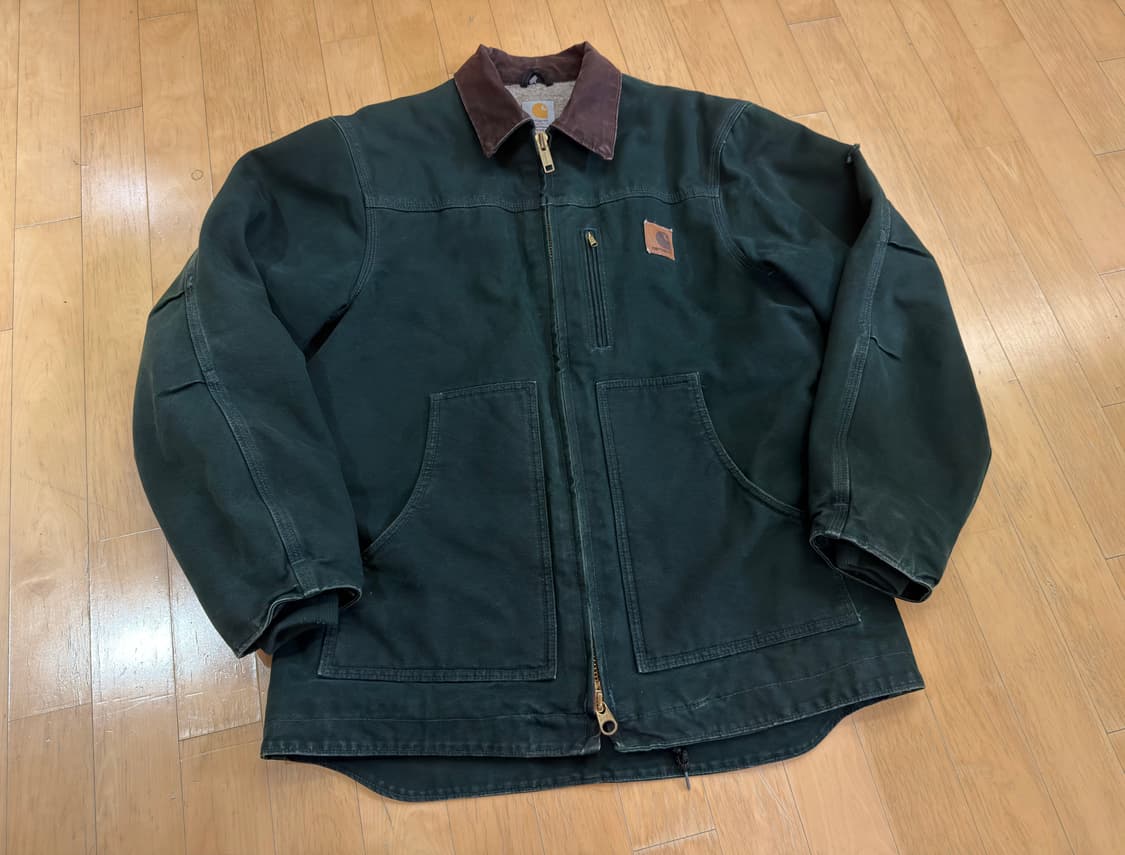 [칼하트] 00s 빈티지 C61 릿지 코트 스프루스 (M) 상품이미지1