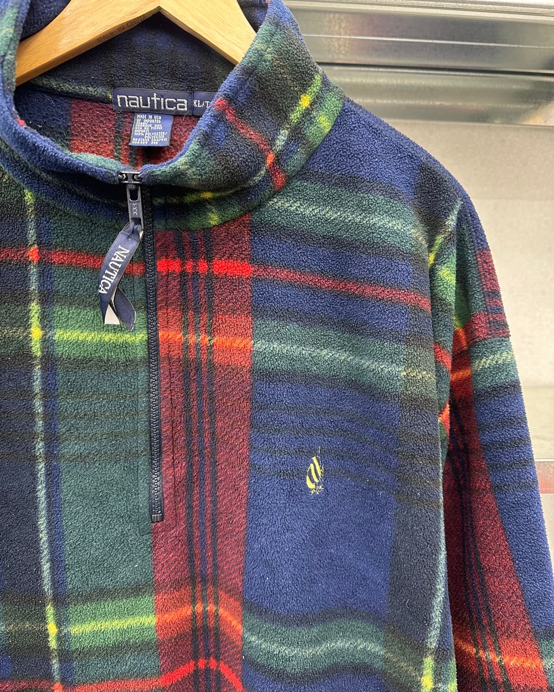 (XL오버핏)90'S NAUTICA USA 후리스 아노락-M1543 상품이미지4