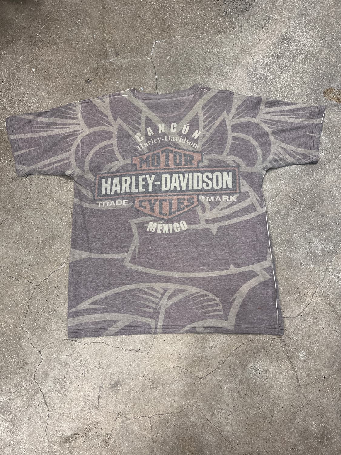 할리데이비슨 전사프린트 반팔 티셔츠 상품이미지3