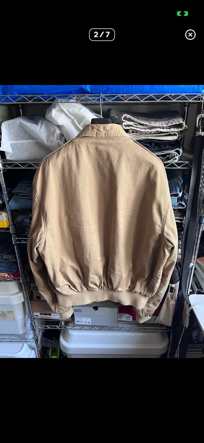 80s usa 폴로 a-2 봄버 자켓 노로고 상품이미지5