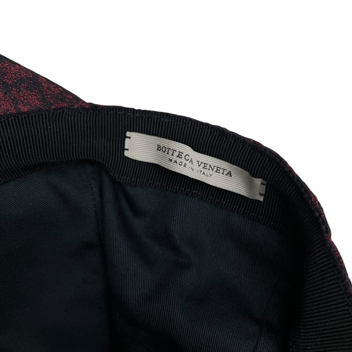 보테가베네타 코튼베이스 레드체크 볼캡 상품이미지8