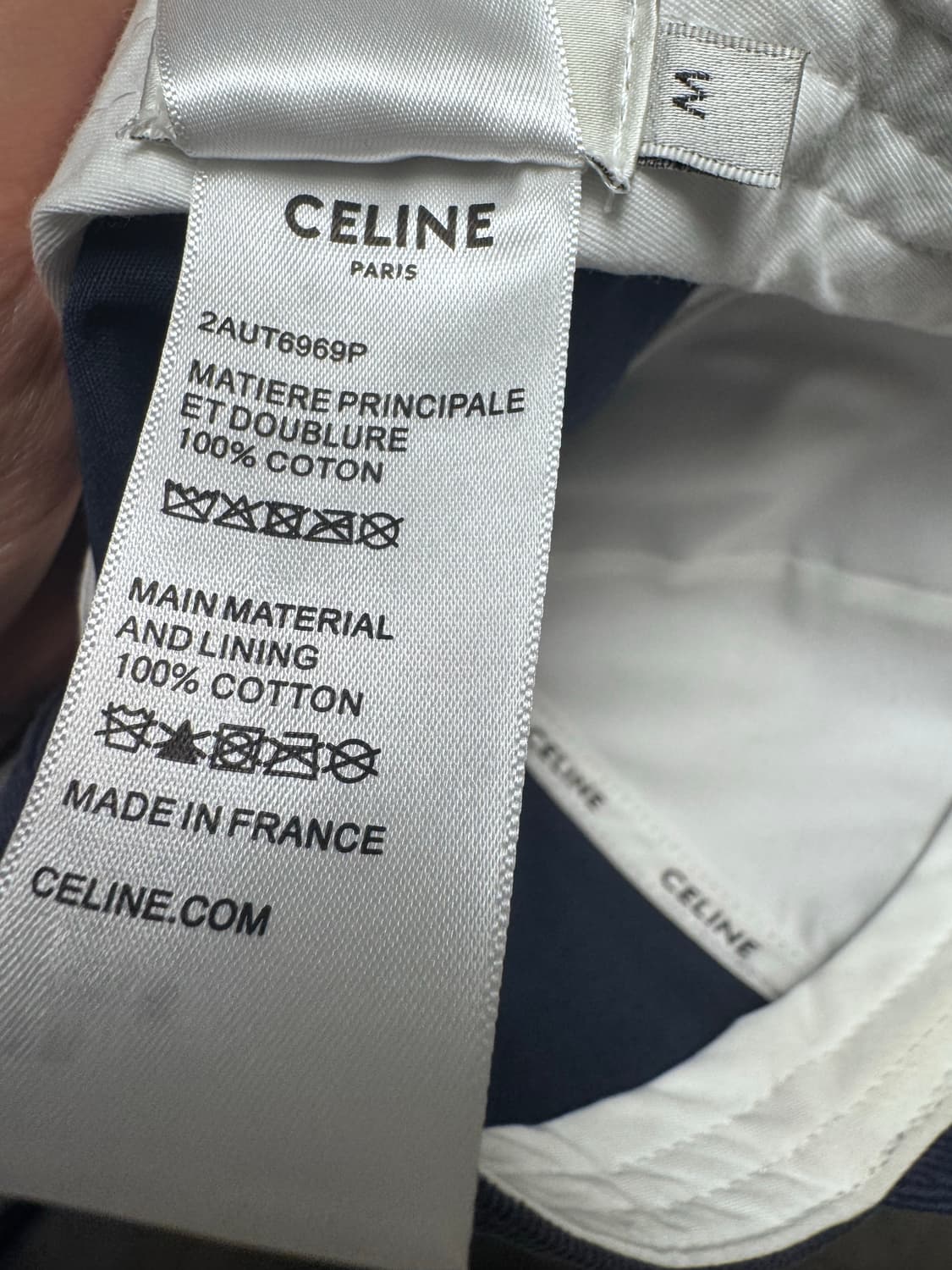 셀린느 코듀로이 볼캡 상품이미지2