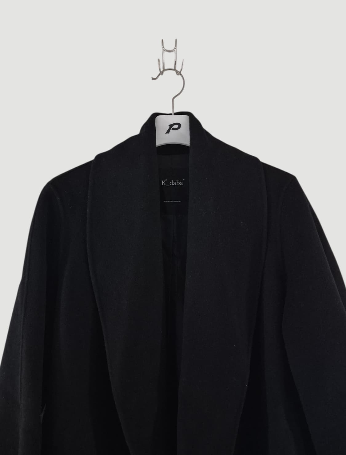 K-DABA 여자 울 롱코트 오버핏 상품이미지2