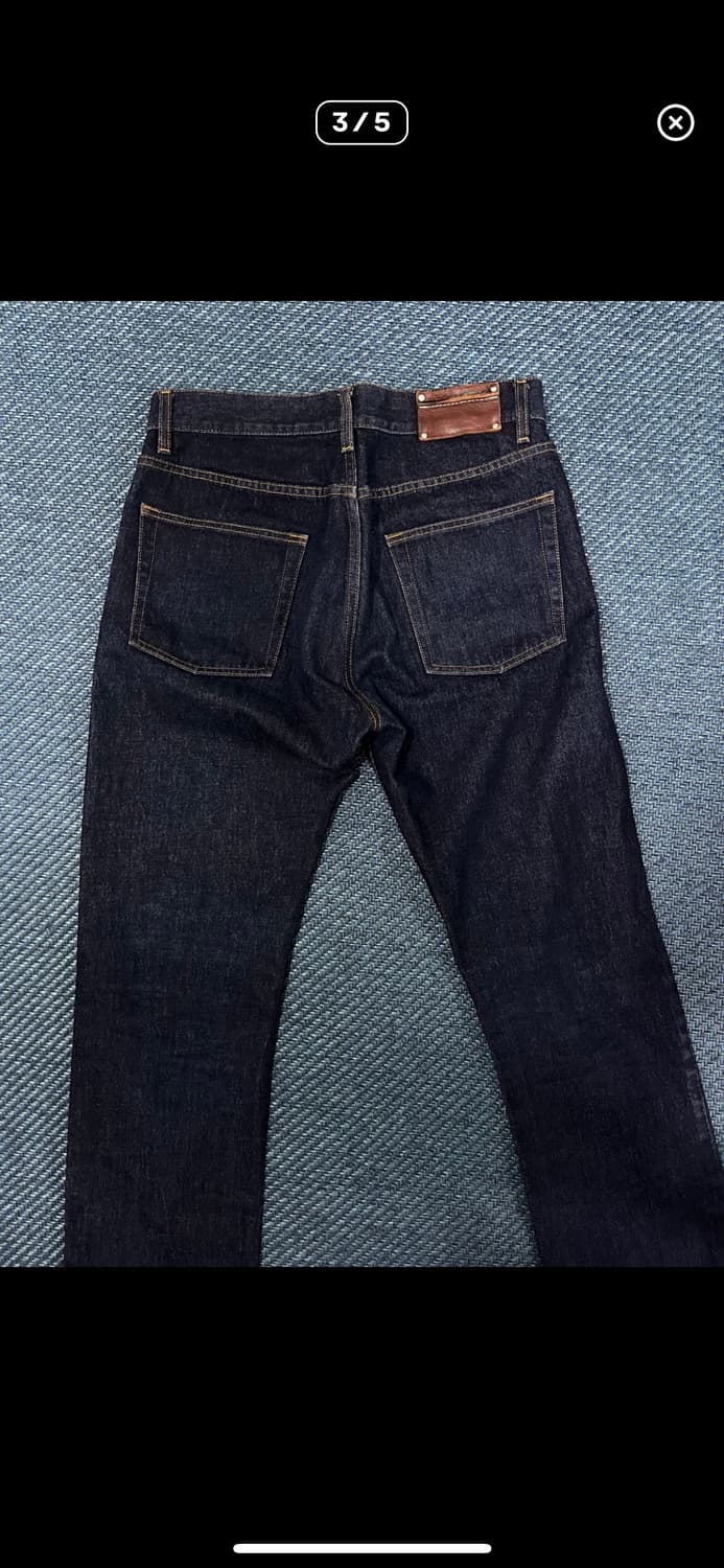 드리스반노튼 스트레이트 인디고 데님 상품이미지3