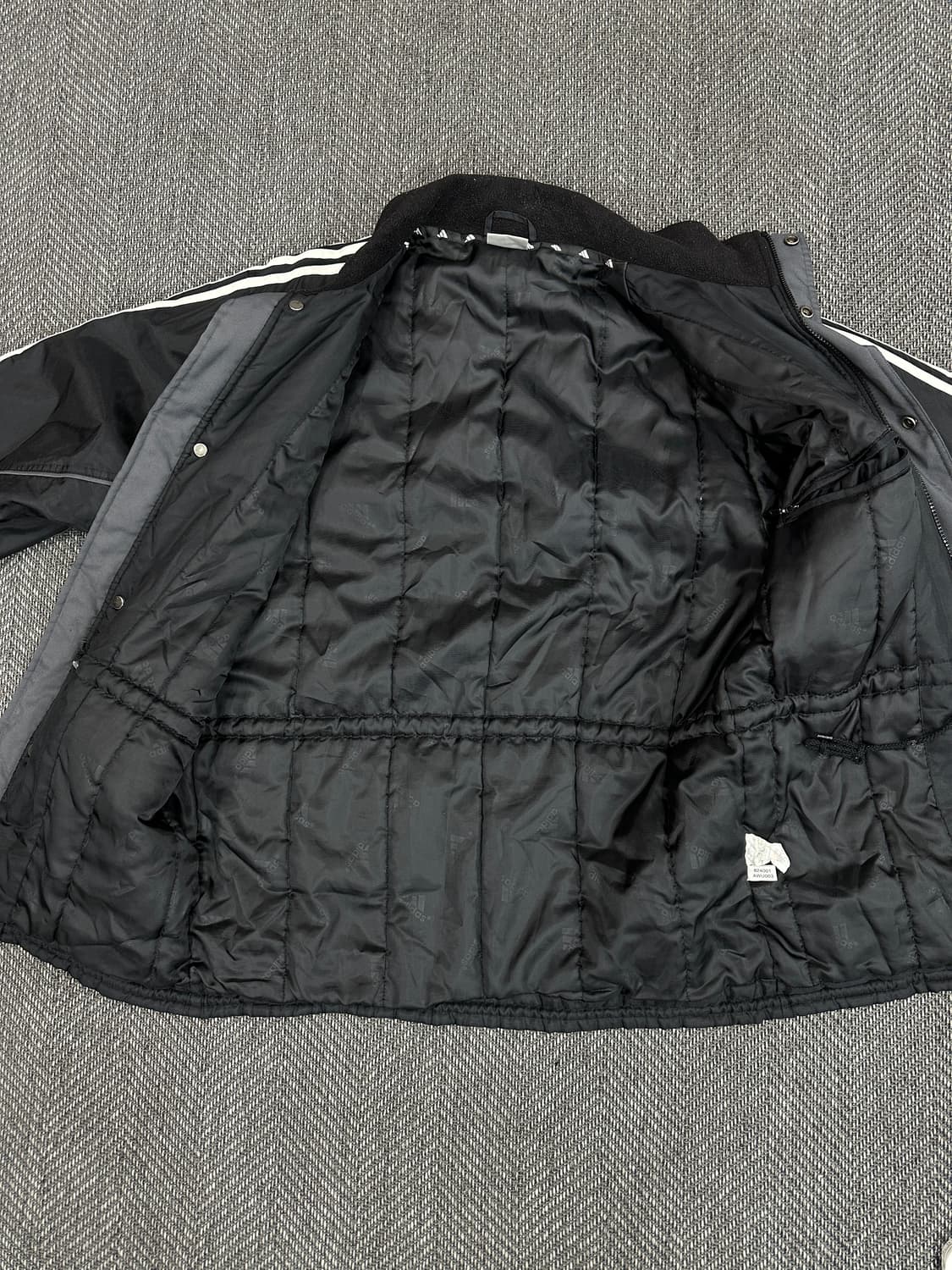 아디다스 삼선 하프 누빔자켓 상품이미지6