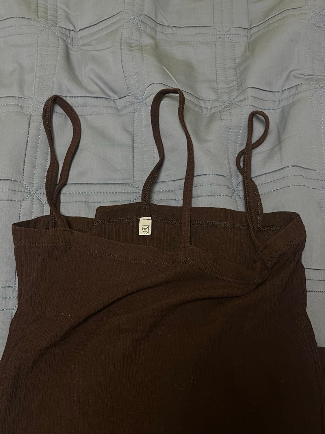 베이스레인지 nida tank top 브라운 s 사이즈 상품이미지2