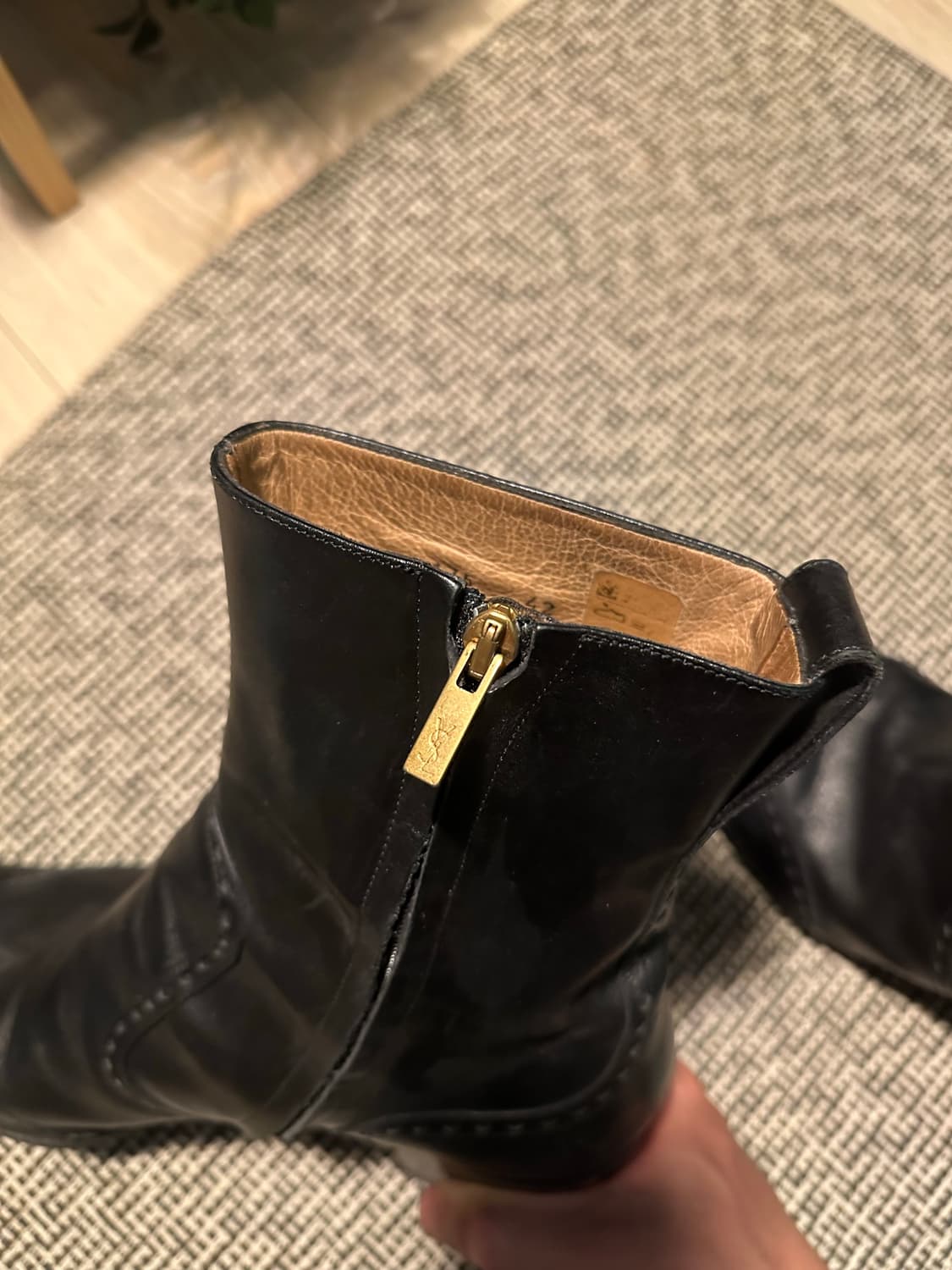 (42) YSL Black Jonny Boots by Tom Ford 상품이미지5